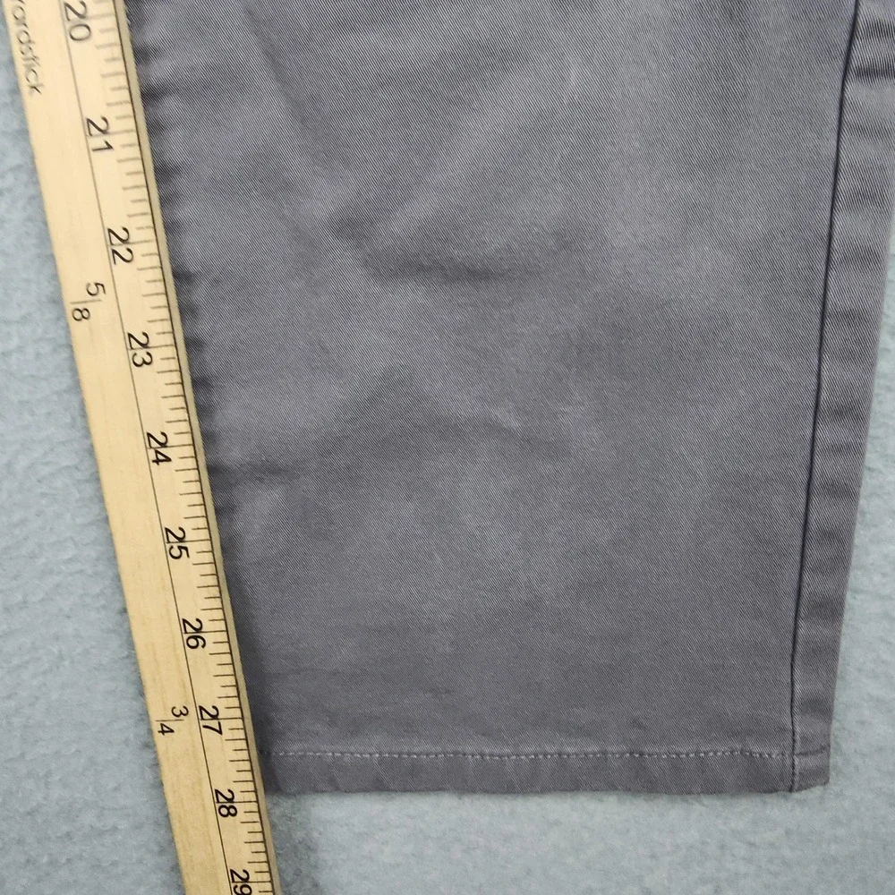 Bonobos Pants Mens 31x30(28) Gray Slim Stretch Twill Chino Casual Cotton Spandex